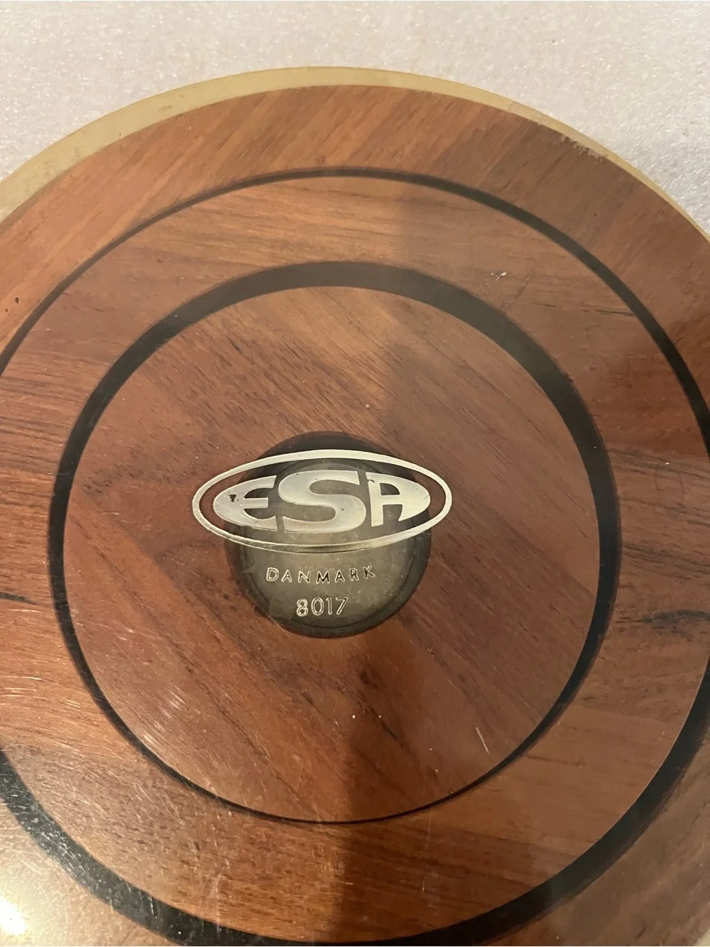 ESA TEAK WOOD TRIVET SET MID CENTURY DANISH MODERN VINTAGE RARE 3 NEW